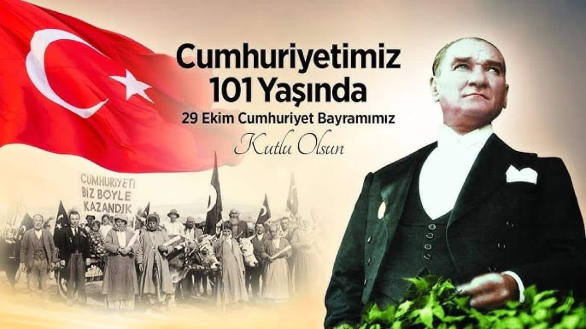 Şamlar İlkokulu'nda Coşkulu 29 Ekim Cumhuriyet Bayramı Kutlaması